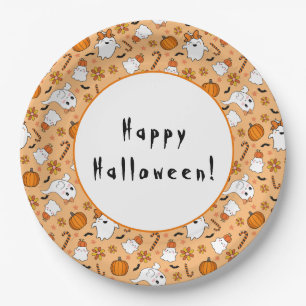 かわいいハロウィン ペーパープレート