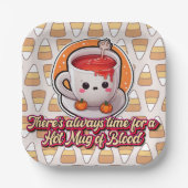 かわいいハロウィン!👻 ペーパープレート (正面)