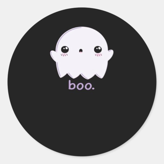 かわいいハロウィン ラウンドシール (正面)