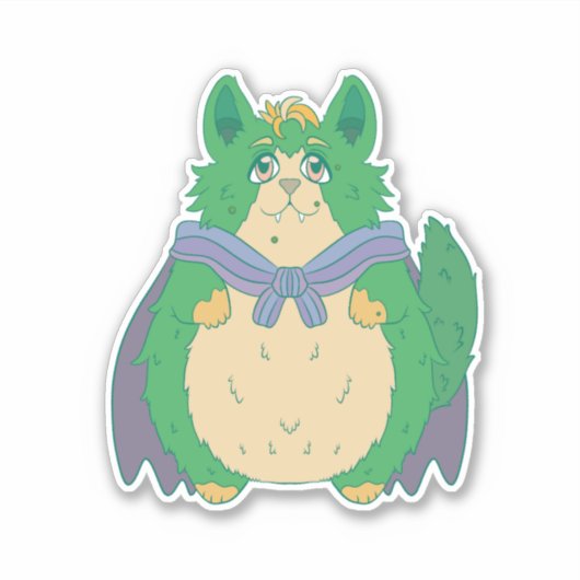 かわいいハロウィン 猫 シール (正面)