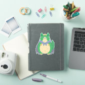 かわいいハロウィン 猫 シール (iPadカバー)