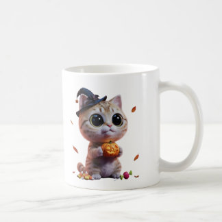 かわいいハロウィン 猫 魔女 マグカップ