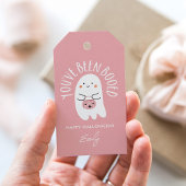 かわいいハロウィーンあなたがブーイングされたラベル ギフトタグ