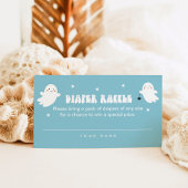 かわいいハロウィーンおむつラッフルチケットカード 名刺