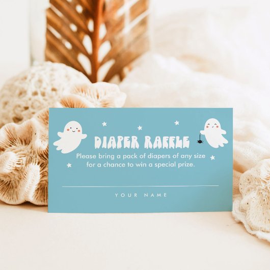 かわいいハロウィーンおむつラッフルチケットカード 名刺