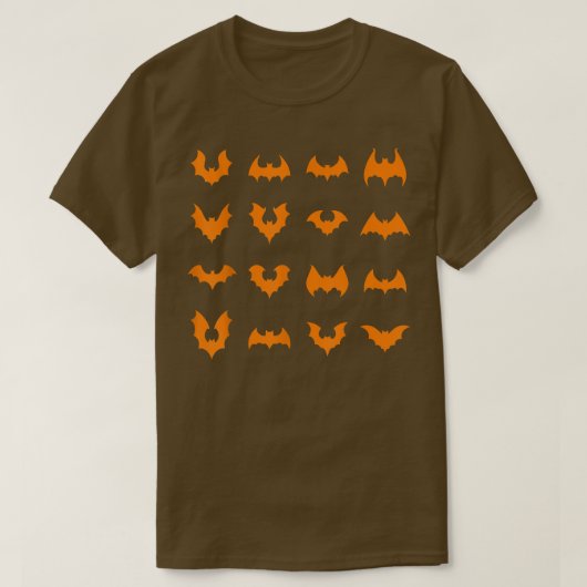 かわいいハロウィーンこうもりの衣装 Tシャツ (デザイン正面)