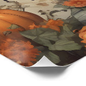 かわいいハロウィーンこうもりhb3光沢ポスター ポスター (コーナー)