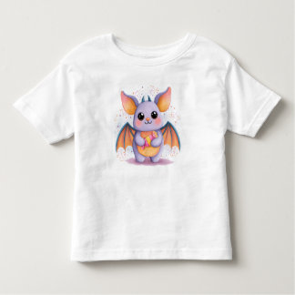 かわいいハロウィーンこうもりTシャツ トドラーTシャツ
