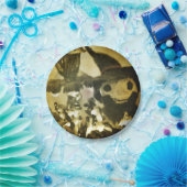 かわいいハロウィーンのウィッチブードゥードールプレート ペーパープレート (パーティー)