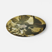 かわいいハロウィーンのウィッチブードゥードールプレート ペーパープレート (アングル)