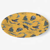 かわいいハロウィーンのオールオーバーデザイン紙プレート ペーパープレート (アングル)