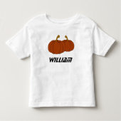 かわいいハロウィーンのカボチャのちょうちんカボチャのハロウィーン トドラーTシャツ (正面)