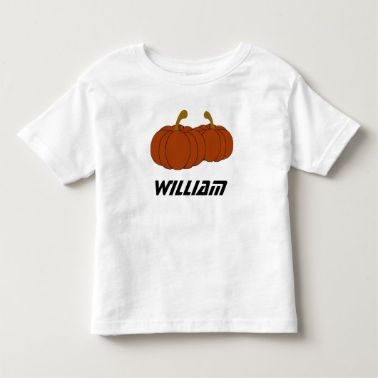 かわいいハロウィーンのカボチャのちょうちんカボチャのハロウィーン トドラーTシャツ (正面)