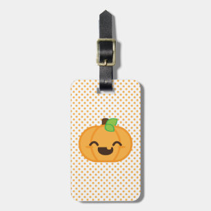 かわいいハロウィーンのカボチャのちょうちんカボチャ旅行荷物タグ ラゲッジタグ