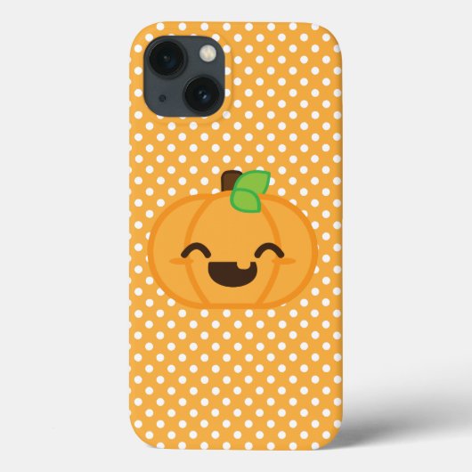 かわいいハロウィーンのカボチャのちょうちんカボチャiPadエアケース Case-Mate iPhoneケース (裏面)