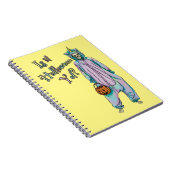 かわいいハロウィーンのスケルトンノートブック ノートブック (右側)