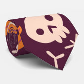 かわいいハロウィーンのスケルトン ネクタイ (ロール)