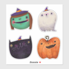 かわいいハロウィーンのデコレーションコレクシ不気味ョン シール