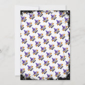 かわいいハロウィーンのノーム子供パーティーの招待状 招待状 (裏面)