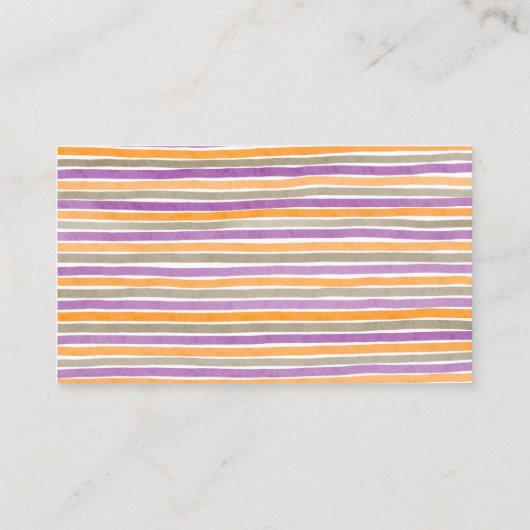 かわいいハロウィーンの本のベビー エンクロージャーカード (裏面)