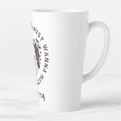 かわいいハロウィーンの本好き カフェラテマグ (右)