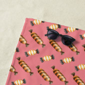 かわいいハロウィーンの水彩飴バスタオオルセット ビーチタオル (インサイチュ)