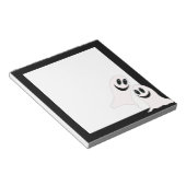 かわいいハロウィーンの漫画幽霊たち ノートパッド (アングル)