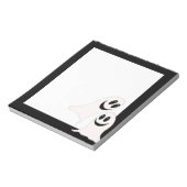 かわいいハロウィーンの漫画幽霊たち ノートパッド (回転)