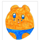 かわいいハロウィーンの甘いポップシクル子供へ漫画 ベビーTシャツ