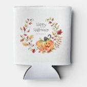 かわいいハロウィーンの紅葉 缶クーラー (正面)