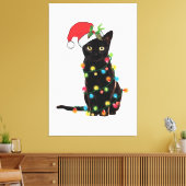 かわいいハロウィーンの衣装ウェルシュコーギーミイラ犬の恋人 キャンバスプリント (インサイチュ (リビング))