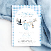 かわいいハロウィーンの赤ちゃんシャワー少しブー 招待状