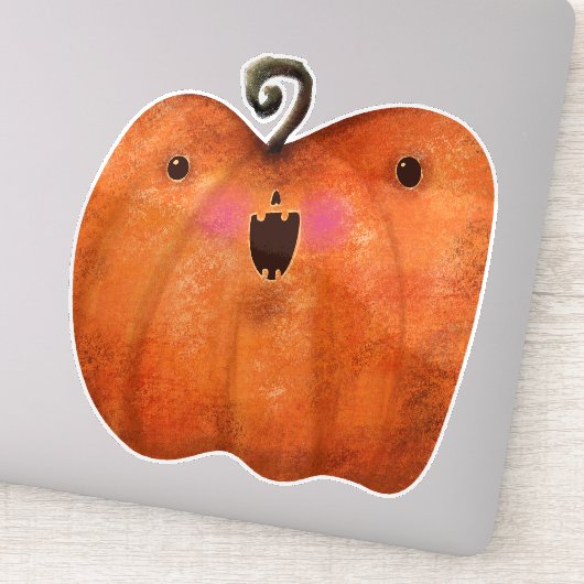 かわいいハロウィーンの飾り不気味かぼちゃ シール (詳細)