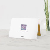 かわいいハロウィーンの魔女 カード (裏面)