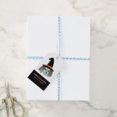 かわいいハロウィーンの魔女 ギフトタグ (より糸付き)