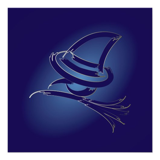 かわいいハロウィーンの魔女 フォトプリント            (正面)