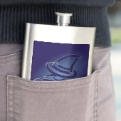 かわいいハロウィーンの魔女 フラスク (インサイチュ)