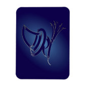 かわいいハロウィーンの魔女 マグネット (縦)