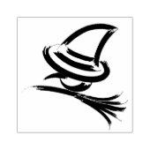 かわいいハロウィーンの魔女 ラバースタンプ (インプリント)