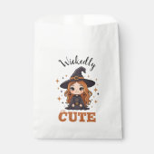 かわいいハロウィーンの魔女 | 愛し不気味い フェイバーバッグ (正面)