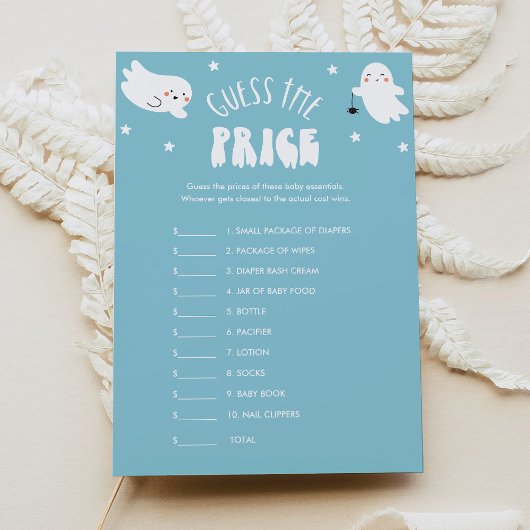 かわいいハロウィーンは価格ベビーシャワーゲームを推測 招待状