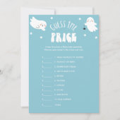 かわいいハロウィーンは価格ベビーシャワーゲームを推測 招待状 (正面)