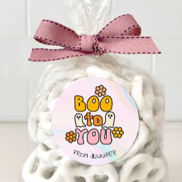 かわいいハロウィーンへブー ラウンドシール