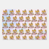 かわいいハロウィーンへブー ラッピングペーパーシート (正面)