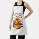 かわいいハロウィーンをトリックまたは治療 エプロン (インサイチュ)