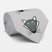 かわいいハロウィーンウルフネクタイ ネクタイ (ロール)