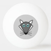 かわいいハロウィーンウルフピンポンボール 卓球ボール (裏面)