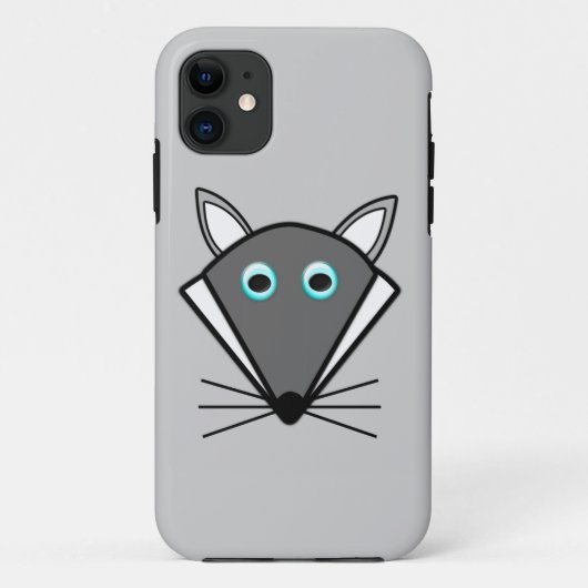 かわいいハロウィーンウルフiPhoneケース Case-Mate iPhoneケース (裏面)