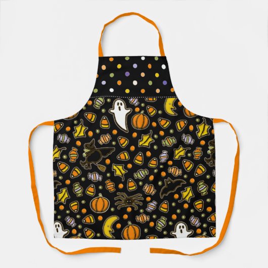 かわいいハロウィーンエプロン エプロン (正面)