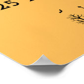 かわいいハロウィーンカウントダウンポスター ポスター (角)